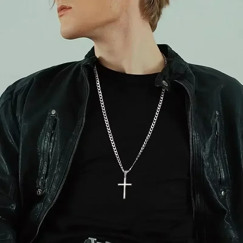 925 Sterling Silver Cross Neck - 925 Sterling Silver Chain Necklace Men ulasan dan harga