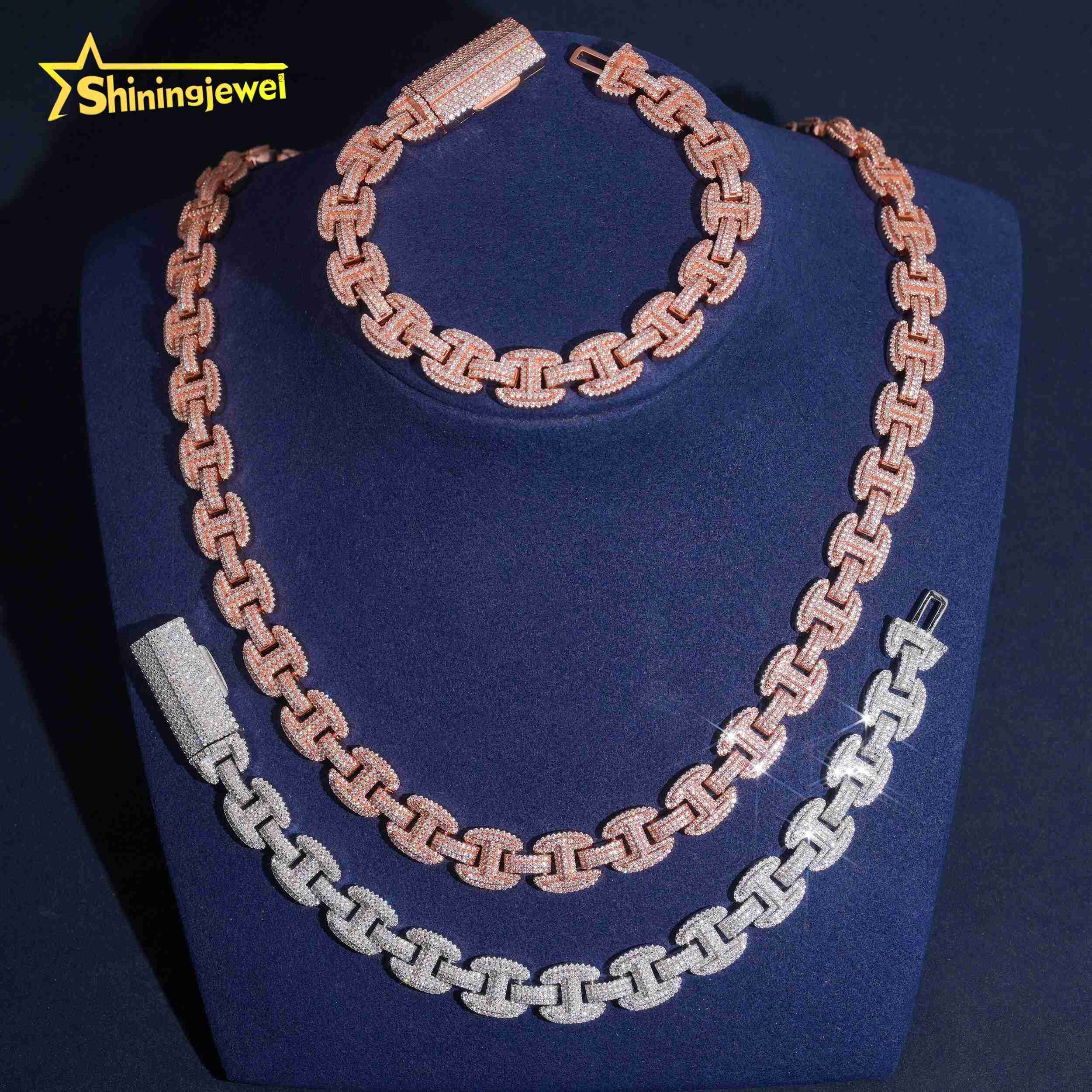 Hip Custom New Hop Bling Moiss - Cuban Link Chain 12Mm ulasan dan harga
