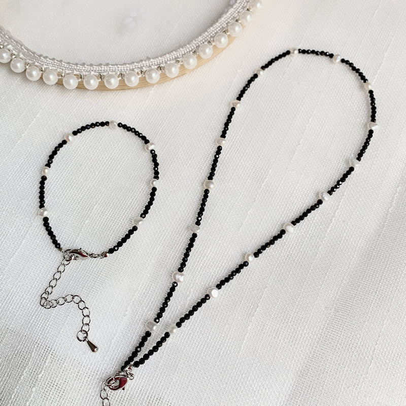 Fashion Healing Jewelry 2MM Sm - Pearl Choker Necklace Vintage ulasan dan harga