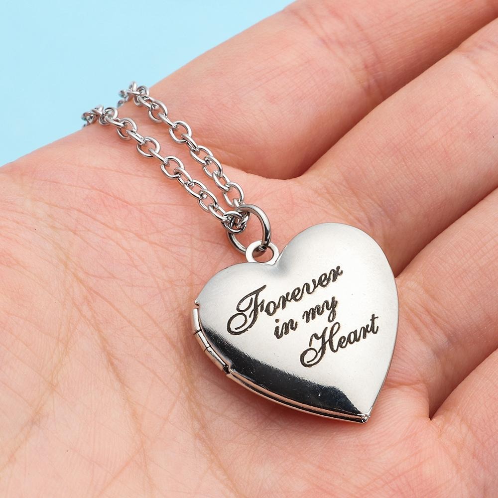 Lover Fashion Friend Jewelry C - Heart Locket Necklace Photo ulasan dan harga