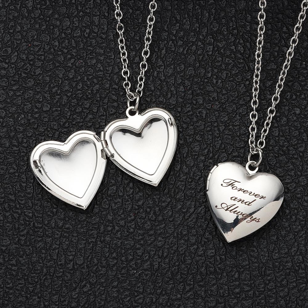 Lover Fashion Friend Jewelry C - Heart Locket Necklace Photo ulasan dan harga