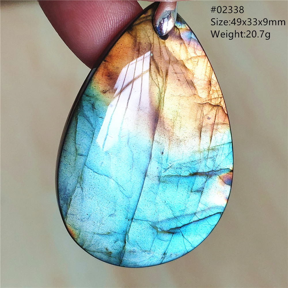 Natural Colorful Labradorite P - 925 Sterling Silver Chain Necklace Men ulasan dan harga