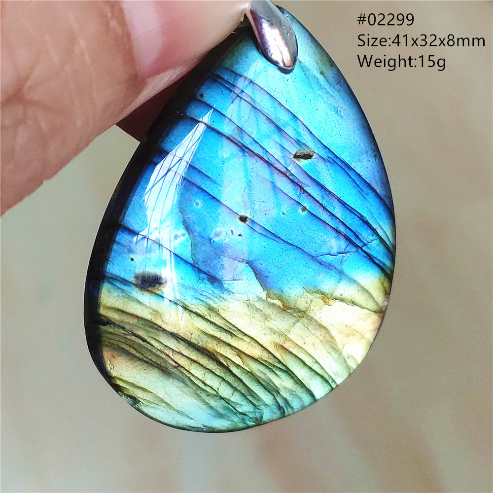 Natural Colorful Labradorite P - 925 Sterling Silver Chain Necklace Men ulasan dan harga