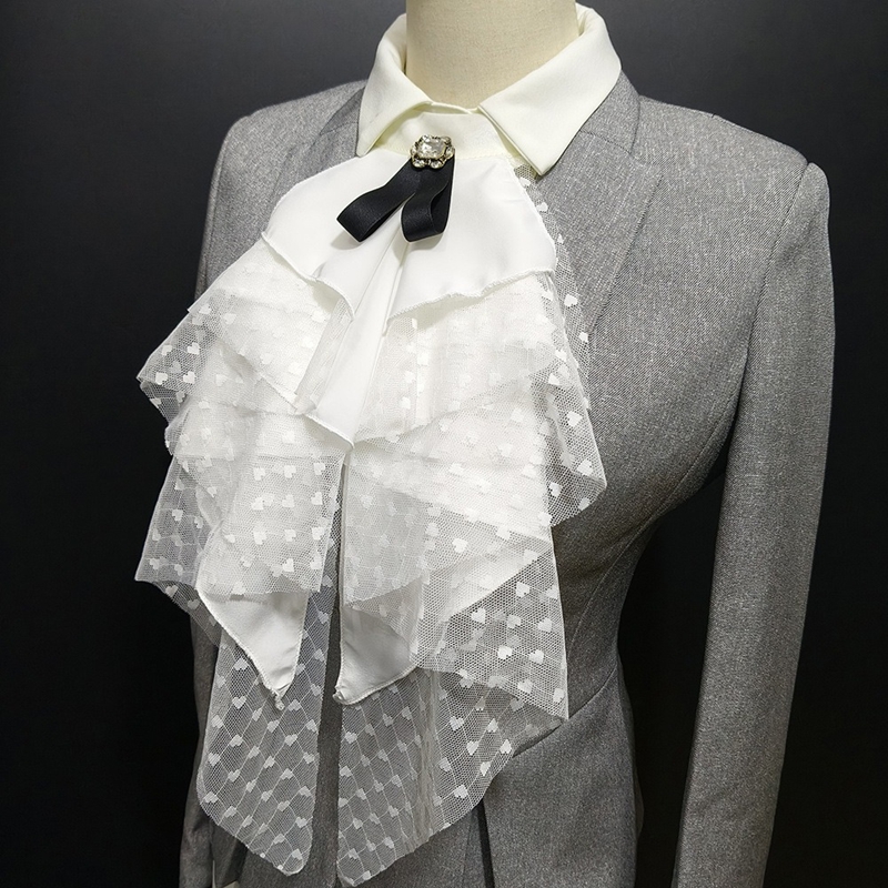 White Lace Layered Detachable  - Necklaces ulasan dan harga