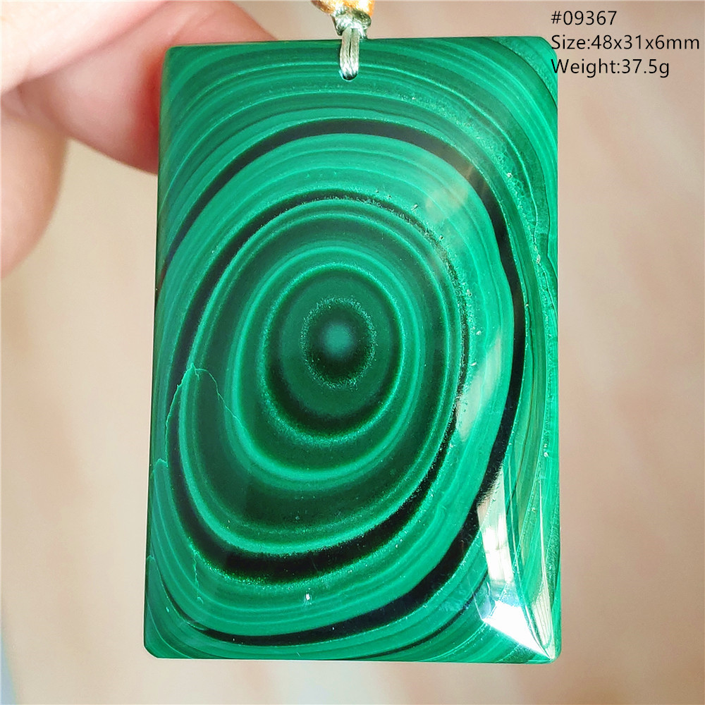 Natural Green Chrysocolla Pend - 925 Sterling Silver Chain Necklace Men ulasan dan harga