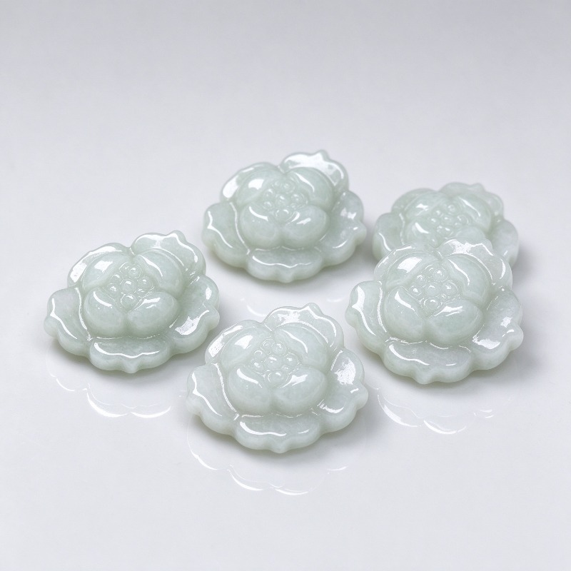 5Pcs Natural A Grade Jadeite L - Bracelets ulasan dan harga