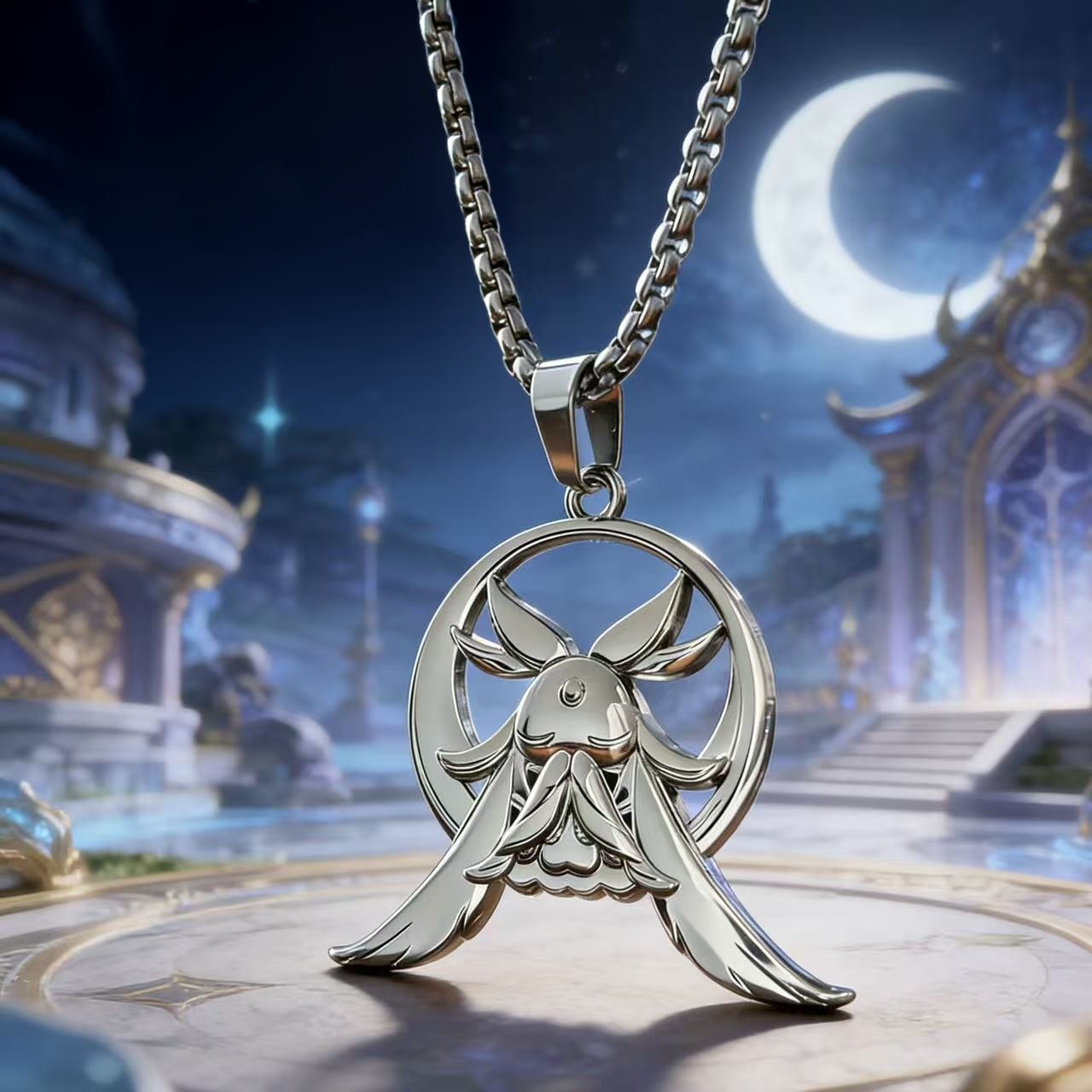 Game Genshin Impact Columbina  - Anime Pendant Necklace ulasan dan harga